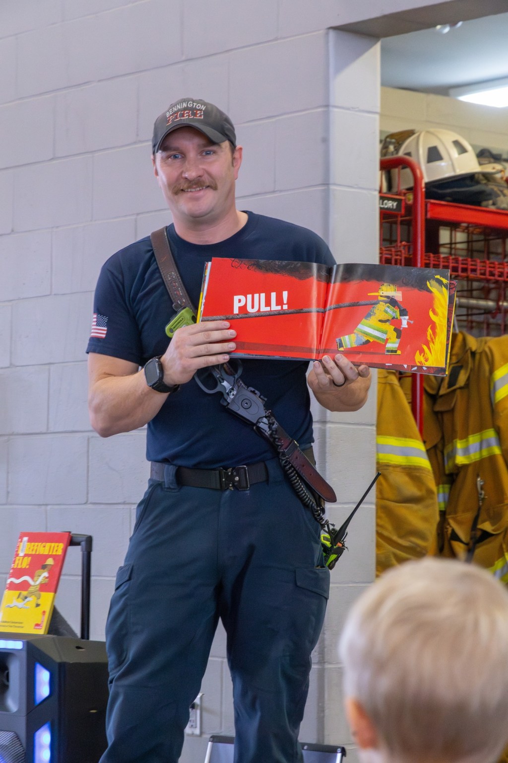 Out & About Storytime Heads to the Bennington Fire&nbsp;Department