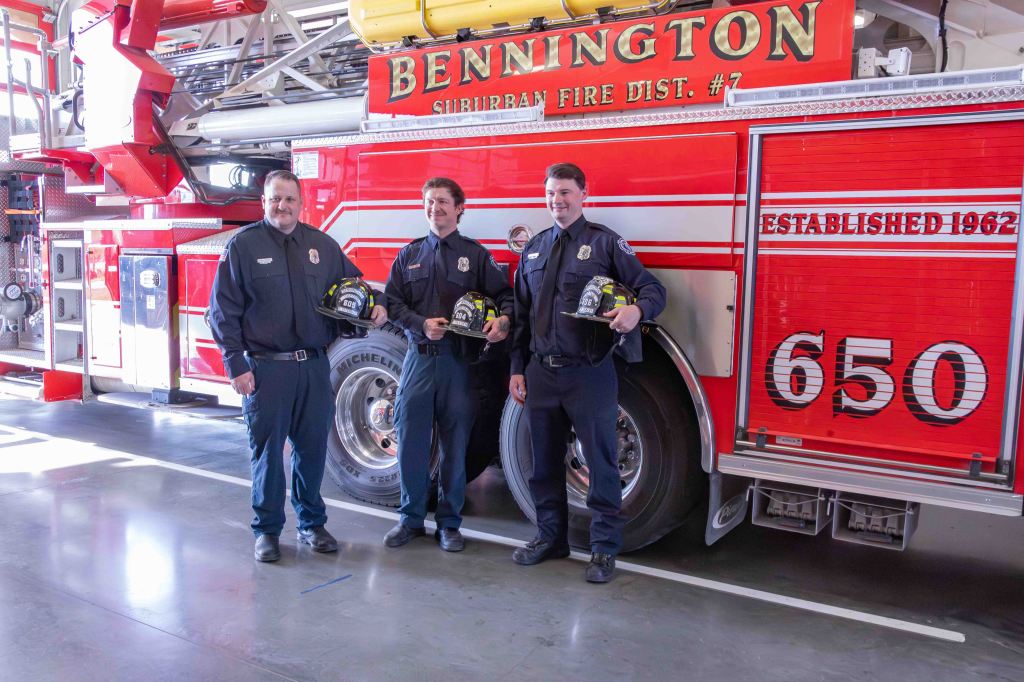 Bennington Fire & Rescue Officially Names First Career Captains in Department&nbsp;History