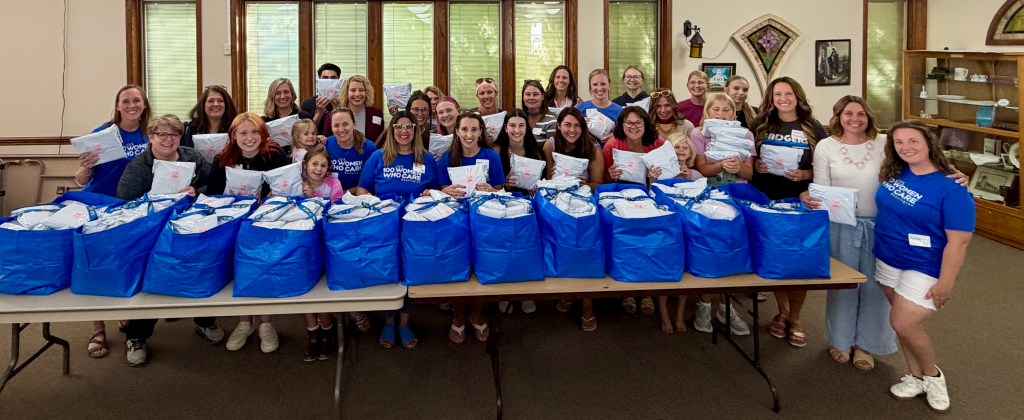 Bennington’s 100 Women Who Care Volunteers Provide 1,750 Worry-Free Days Through Access Period Packing Event