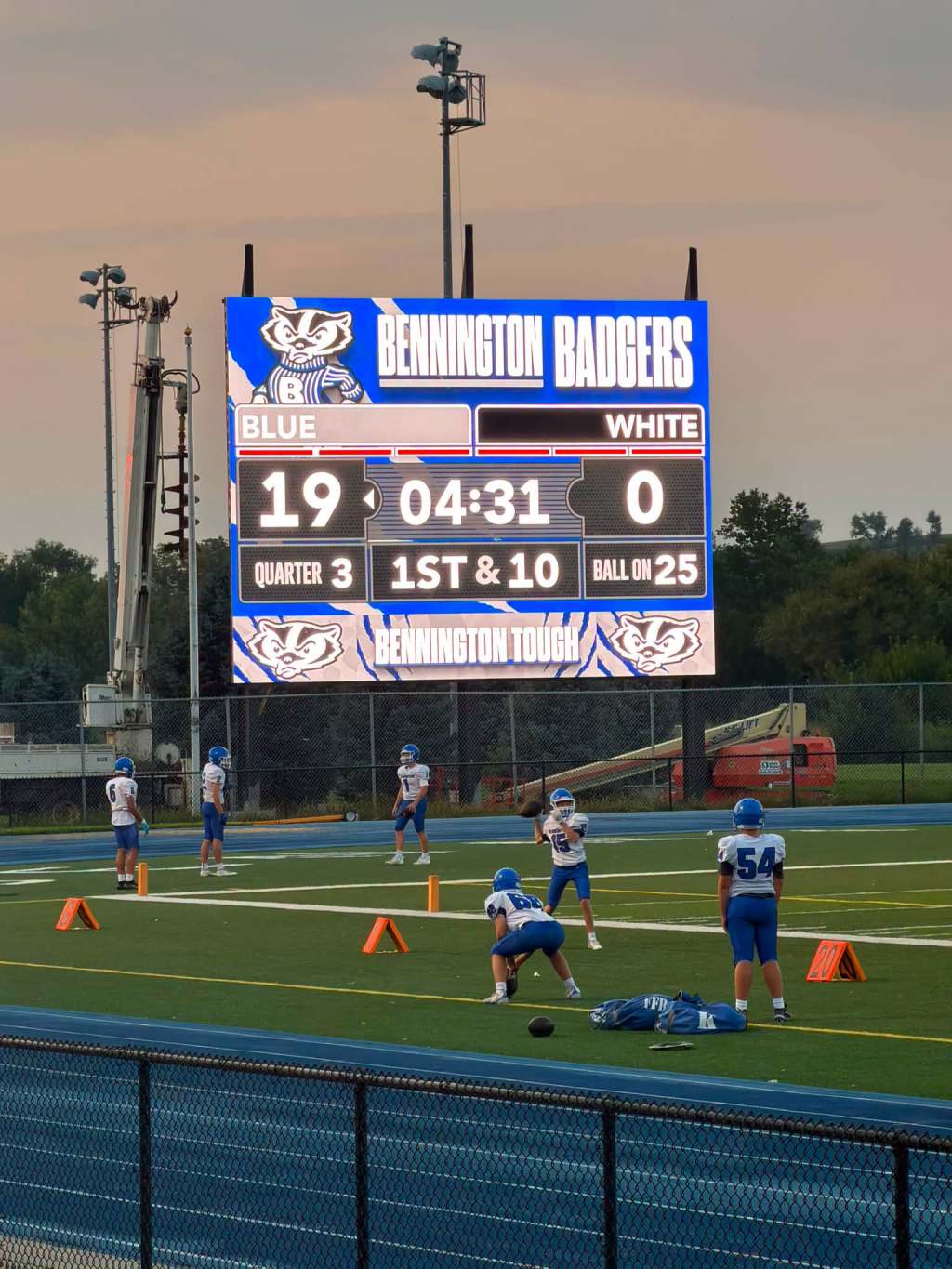 Foundation and District Investment Brings New $390K Videoboard to Bennington High School